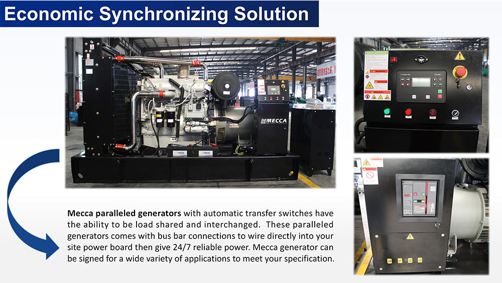 Ensemble de g&eacute;n&eacute;rateur Perkins parall&egrave;le 600KVA